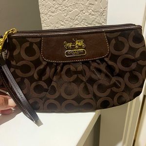 Coach Signature Wristlet